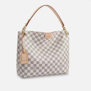 Louis Vuitton Graceful Handbag Damier Azur PM